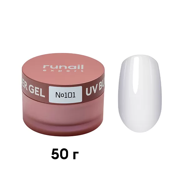 Runail Expert, Гель моделирующий UV BUILDER GEL №101, 50г банка